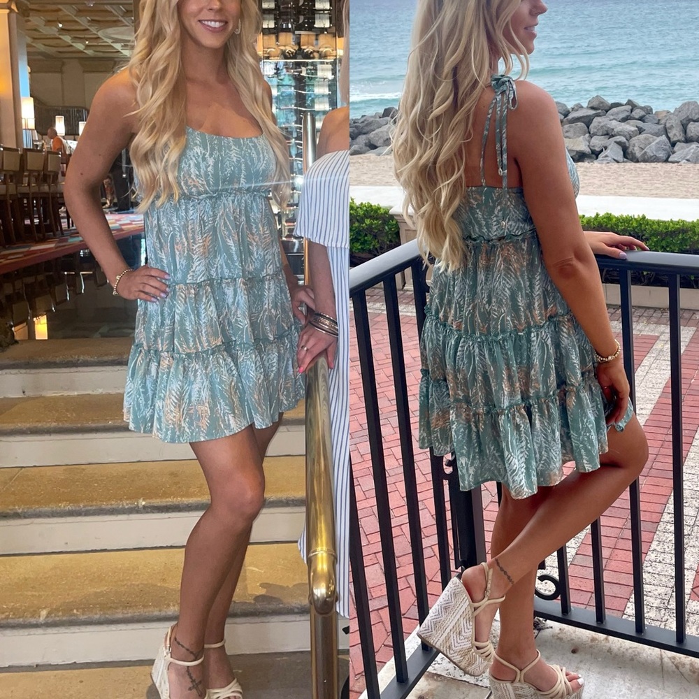 ETIQUETTE boutique ruffle mini dress size small